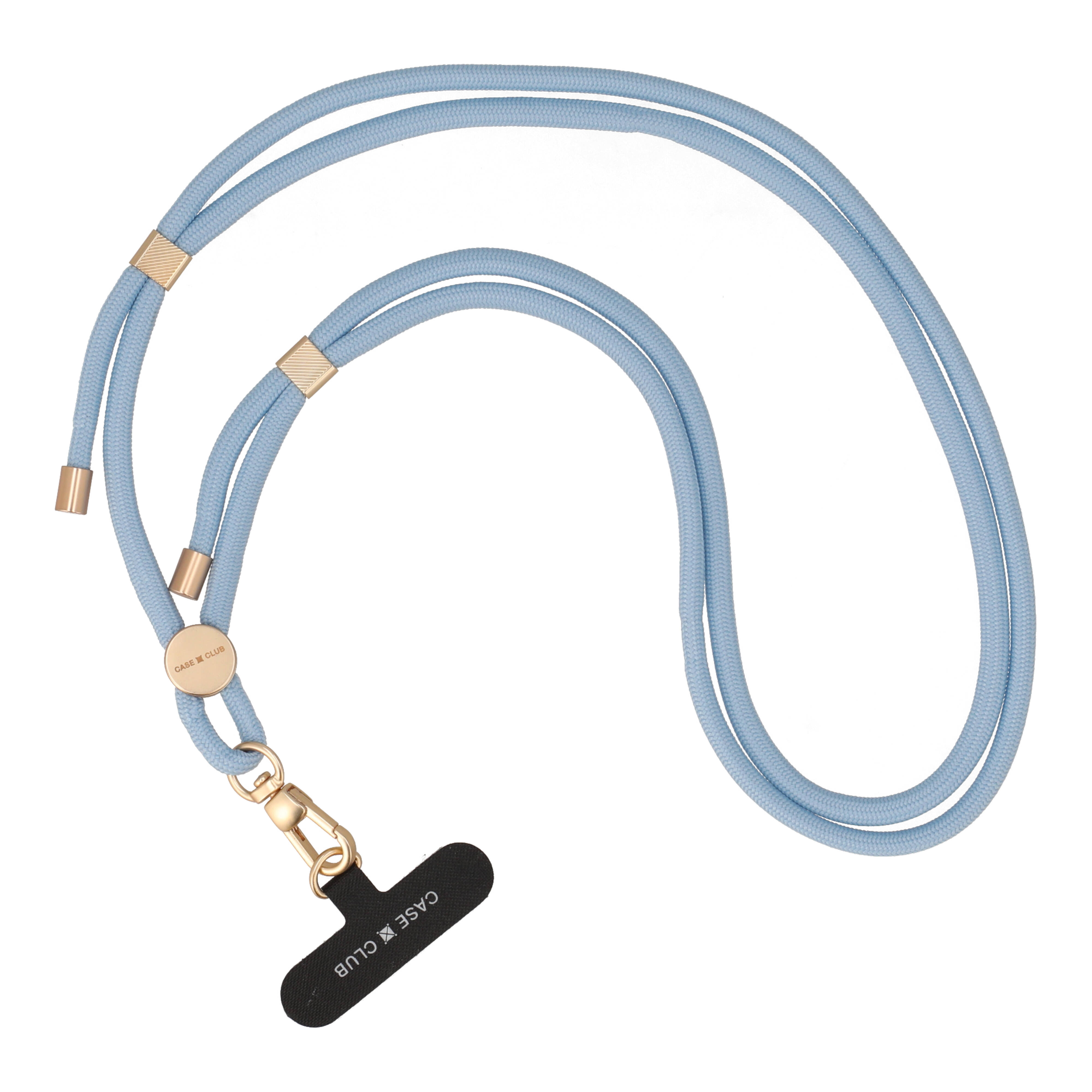baby blue crossbody strap